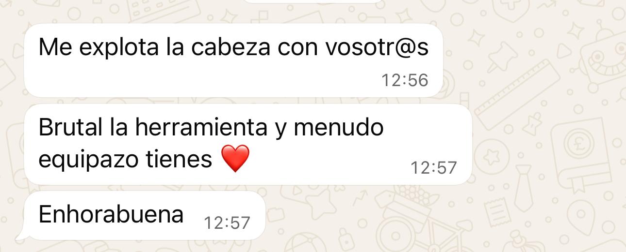 Testimonio real de usuaria de Robin