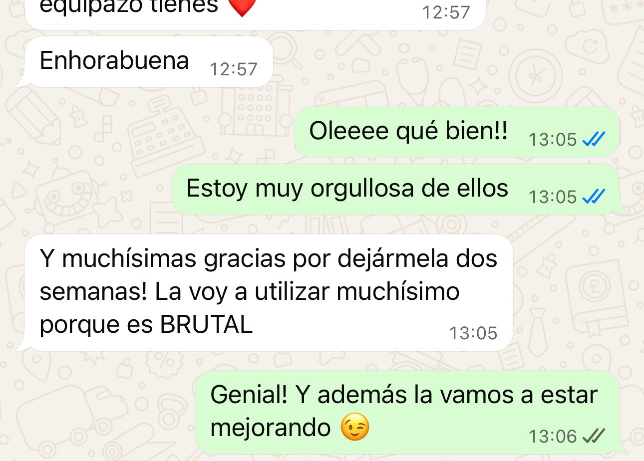 Testimonio real de usuaria de Robin